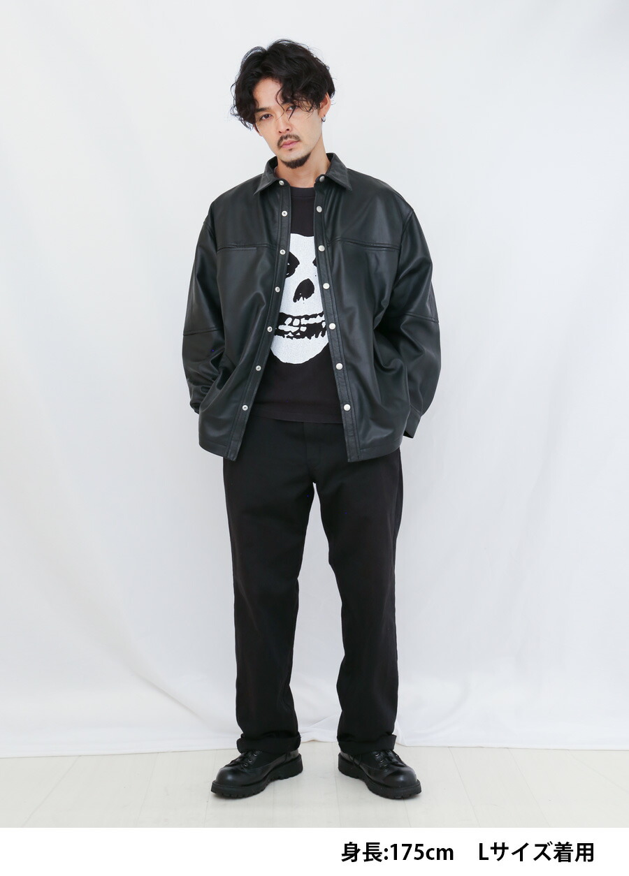 楽天市場】レザーシャツ レザージャケット 長袖 シャツ メンズ