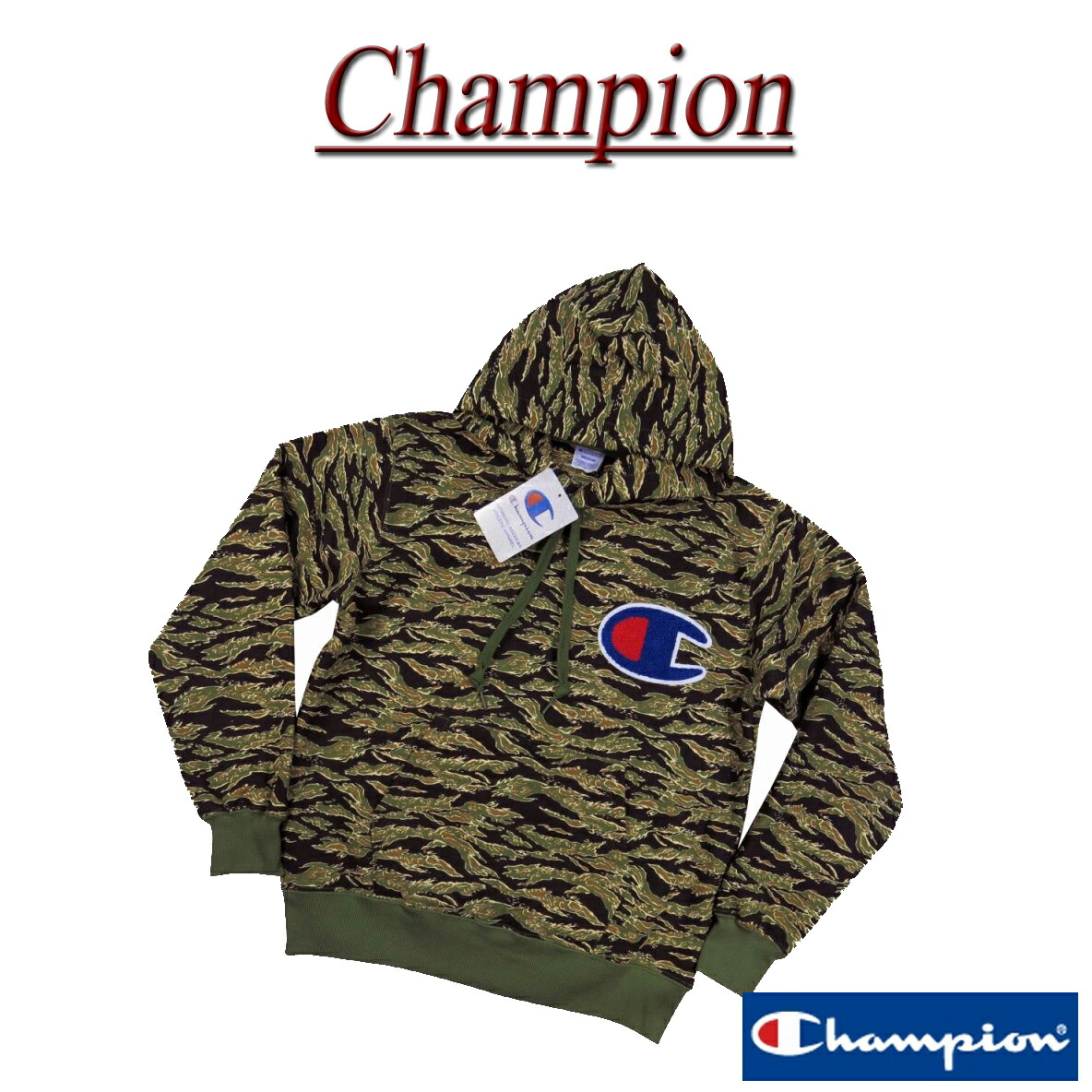 楽天市場】【4サイズ】 jb021 新品 Champion さがら刺繍 ビッグロゴ