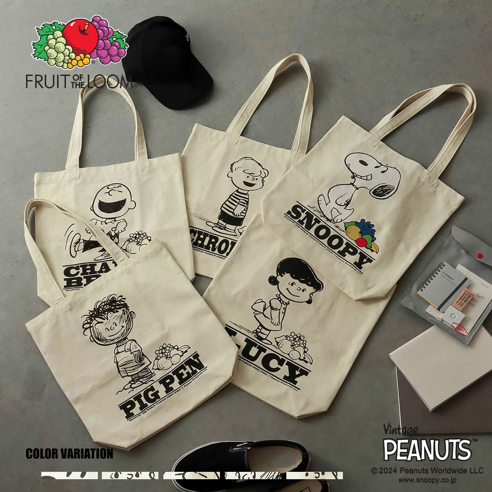 楽天市場】☆SALE価格50％OFF☆【FRUIT OF THE LOOM】PEANUTSトート