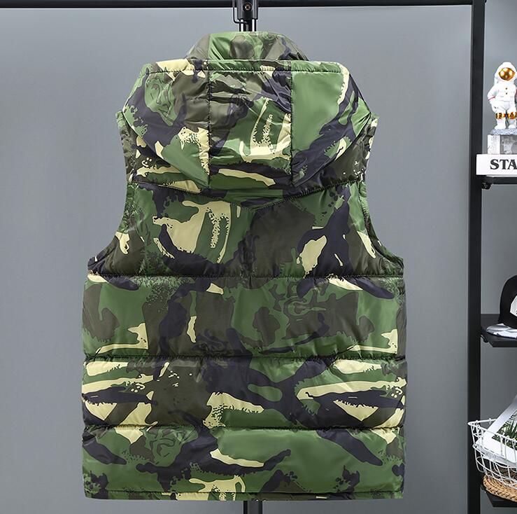 楽天市場】ダウンベスト 中綿ベスト 迷彩柄 メンズ 秋冬 中綿入り