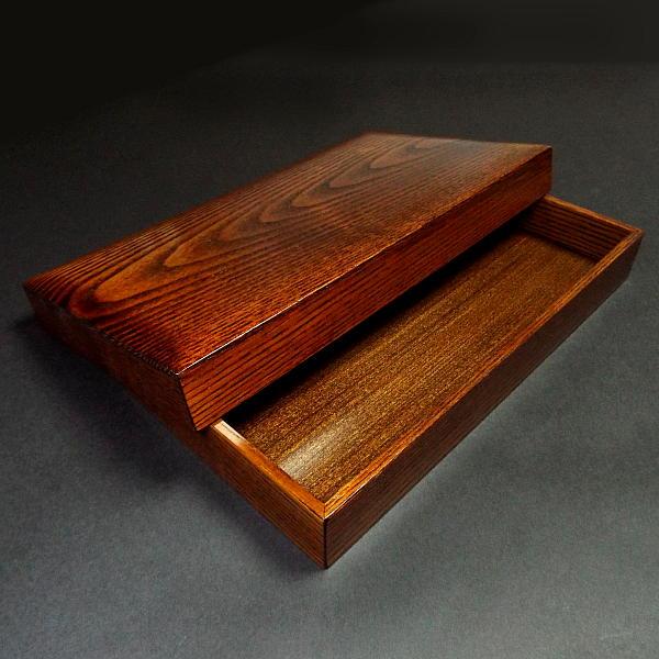 楽天市場】日本製 木製硯箱（中）｜書道 書道用品 硯 すずり 国産 収納