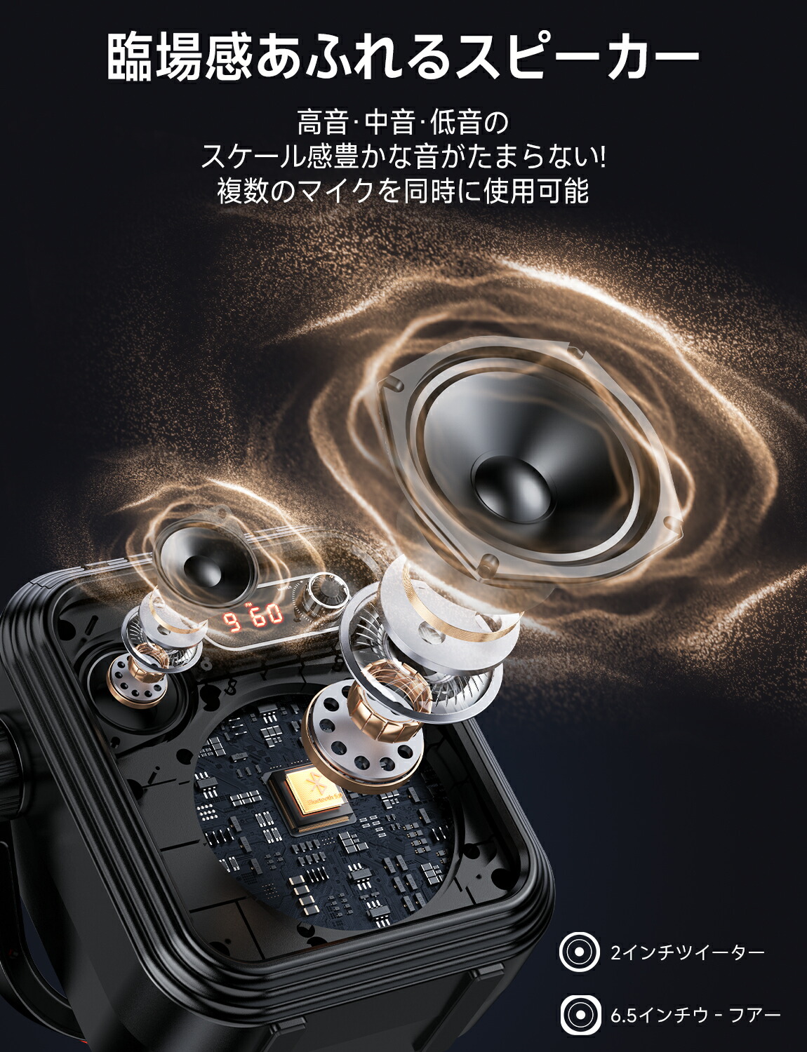 楽天市場】【15％OFFクーポンあり】JYX カラオケスピーカーセット