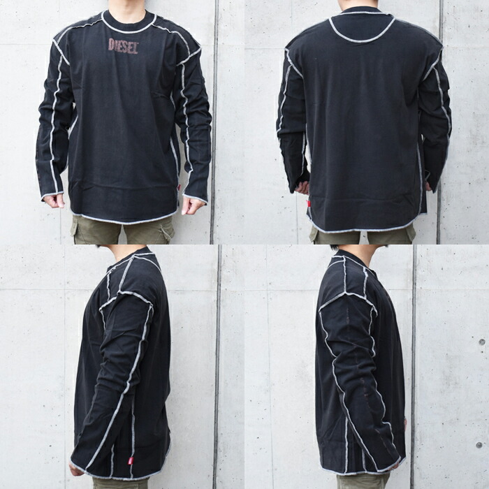楽天市場】DIESEL ディーゼル ロングTシャツ ロンT 全2色 T-CRAOR-LS