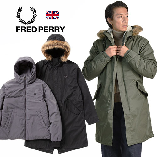 楽天市場】[期間SALE] FRED PERRY/フレッドペリー ZIP-IN LINER PARKA