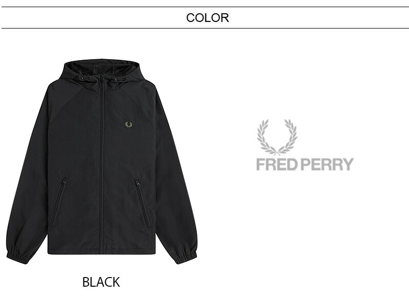 楽天市場】25年秋新作 FRED PERRY/フレッドペリー HOODED SHELL JACKET