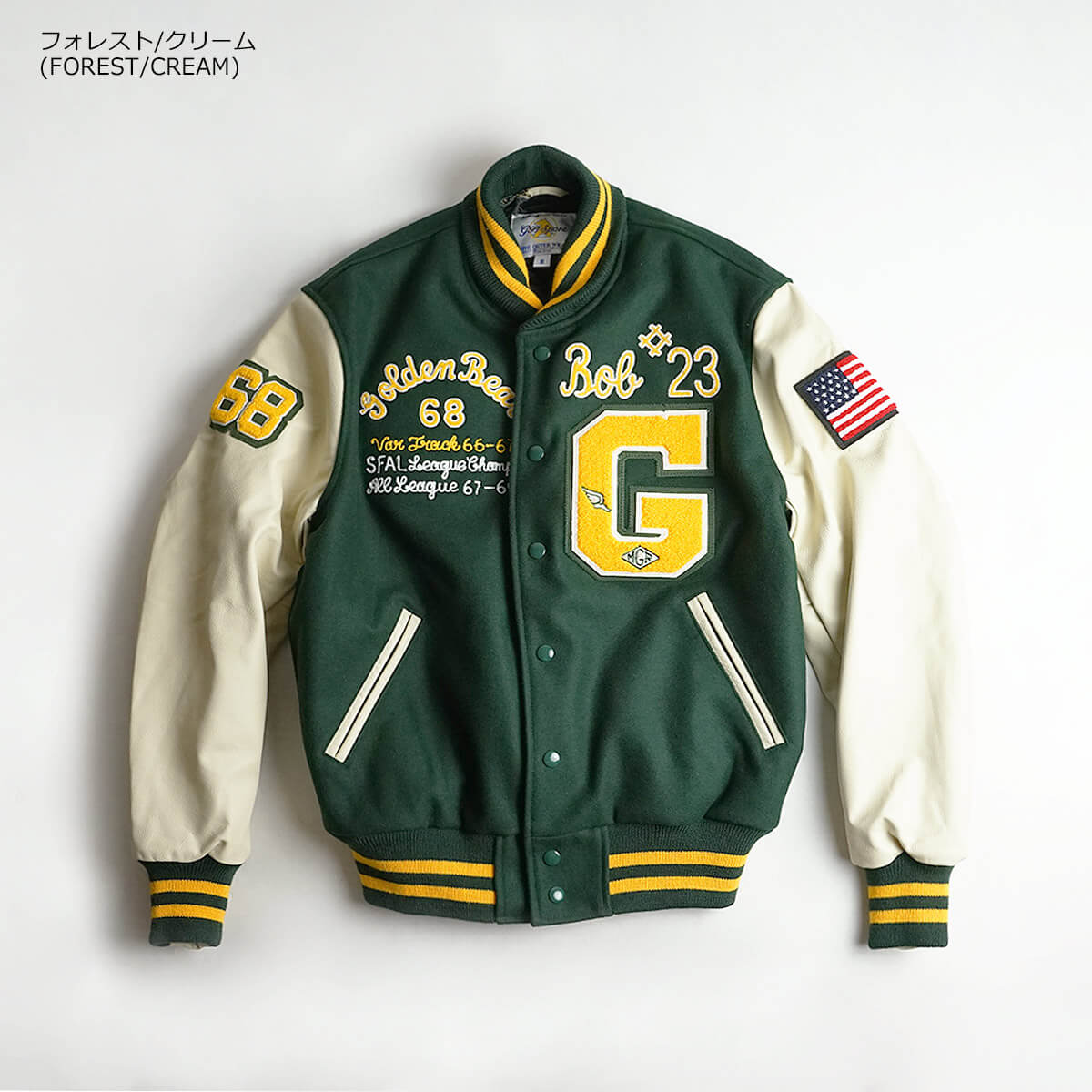 楽天市場】ジービースポーツ Gbsport #61BOB スタジャン ワッペン