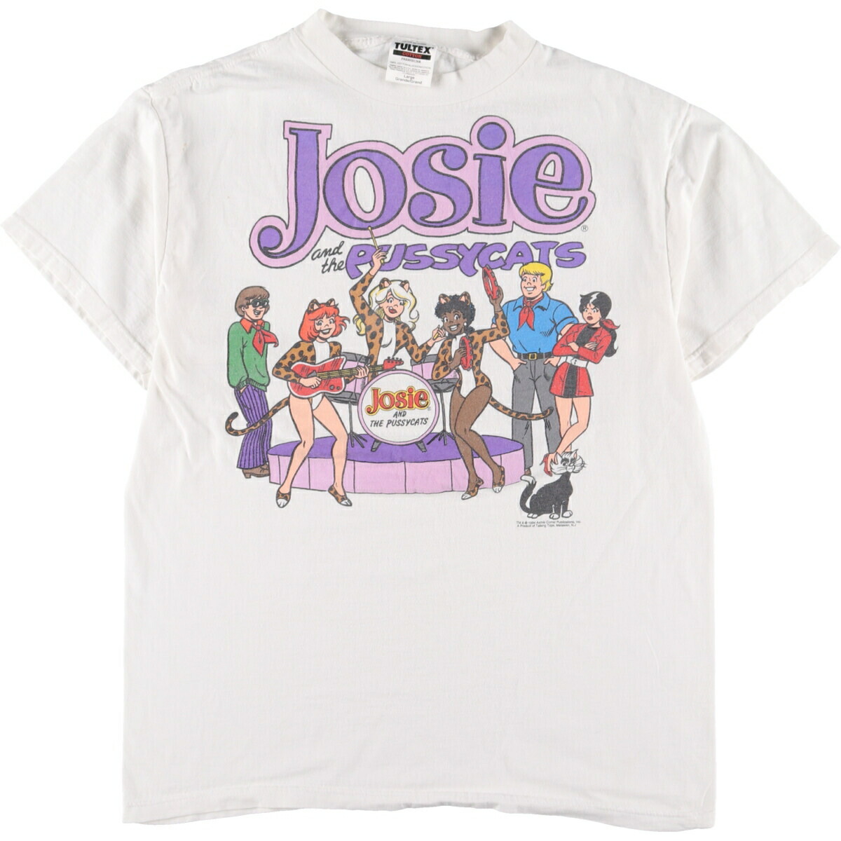 楽天市場】古着 90年代 TULTEX JOSIE AND THE PUSSYCATS ドラドラ子猫