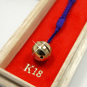 楽天市場】18金 キーホルダー すず 大すず 根付 K18 鈴 携帯ストラップ