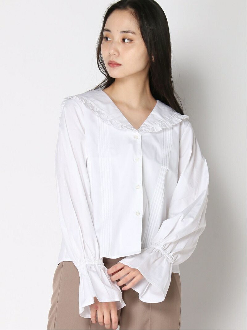 楽天市場】【SALE／27%OFF】フリルBIGカラーBL JEANASIS ジーナシス