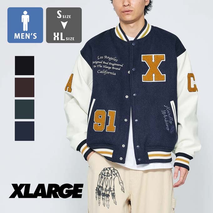 楽天市場】【SALE!!】 【 XLARGE エクストララージ 】 OG LOGO VARSITY