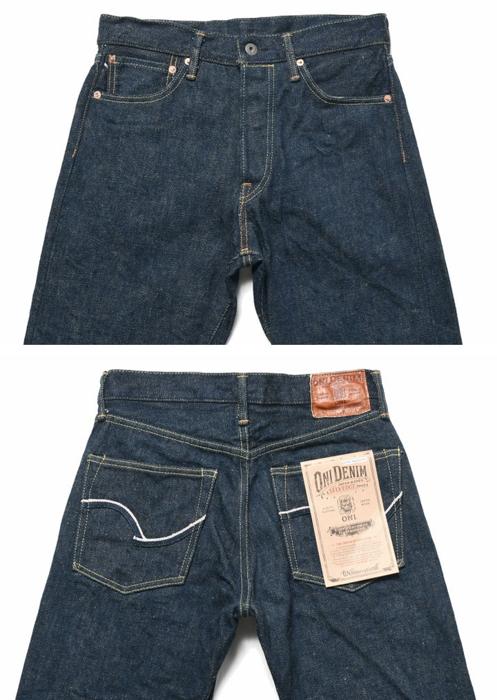 楽天市場】鬼デニム ONI DENIM セルビッジ飾り(鬼ビッジ) 20oz. 鬼秘