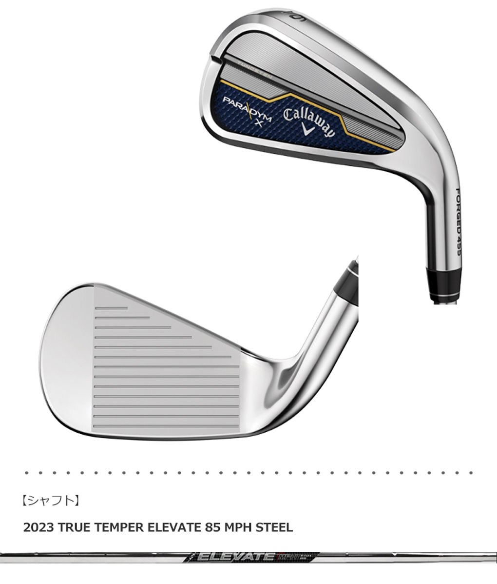 楽天市場】キャロウェイ PARADYM X パラダイムX アイアンセット 5本組