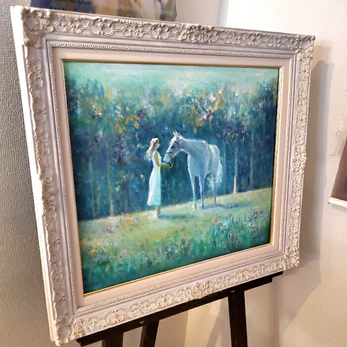 楽天市場】絵画 「White lover白い恋人」 油彩画 油絵 原画 風景画