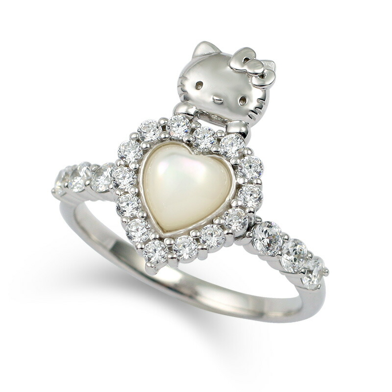 楽天市場】ハローキティ 指輪 ハート シェル リング 大人 かわいい