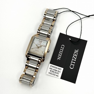 楽天市場】シチズン 腕時計 エル EW5559-89D スクエアコレクション