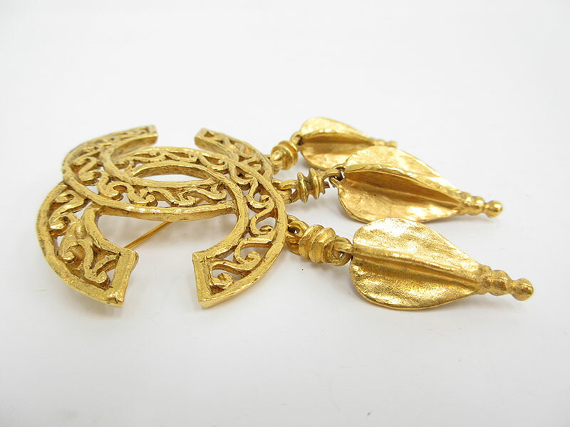 楽天市場】CHANEL(シャネル) ブローチ 1995年秋冬コレクション ココ