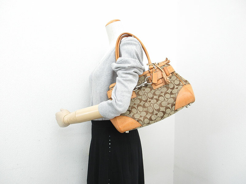 楽天市場】COACH(コーチ) シグネチャー トートバッグ 10245 ベージュ