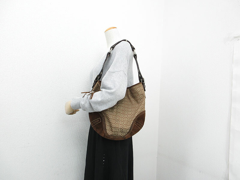 楽天市場】COACH(コーチ) ミニシグネチャー ワンショルダーバッグ 2158