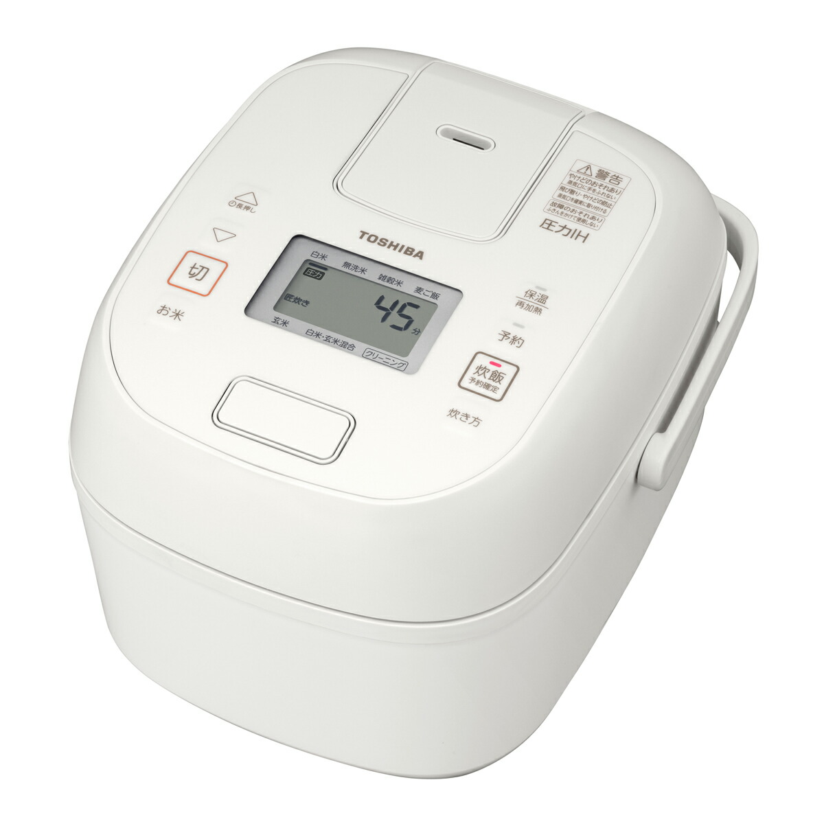 楽天市場】toshiba 炊飯器 3.5合 炎匠炊き 圧力ih ホワイト rc-6pxr-w