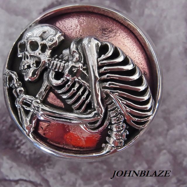 楽天市場】コンチョ ネジ式 日本の妖怪 がしゃどくろ 髑髏 スカル