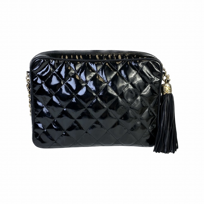 楽天市場】【中古】CHANEL シャネル マトラッセ フリンジ エナメル