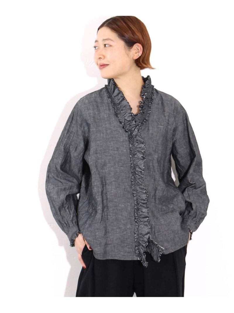 楽天市場】CLシャンブレー フリルブラウス journal standard luxe