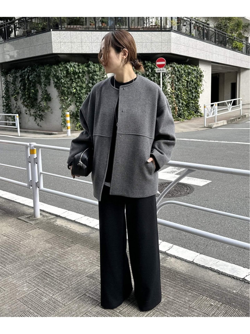 楽天市場】スーパー140ビーバーノーカラーショートコート JOURNAL