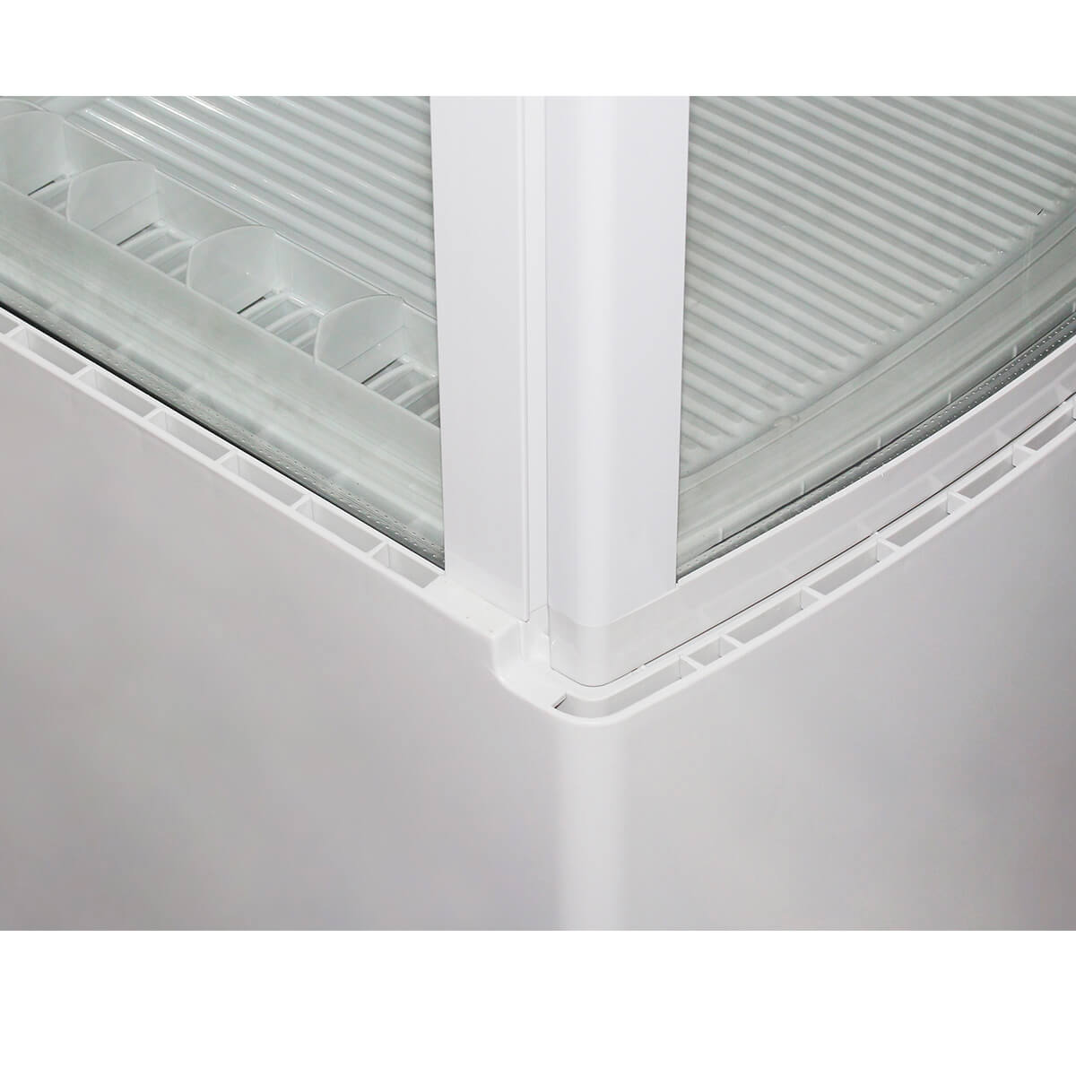 楽天市場】【春分セール！】 215L 白 大型 4面ガラス 冷蔵ショー