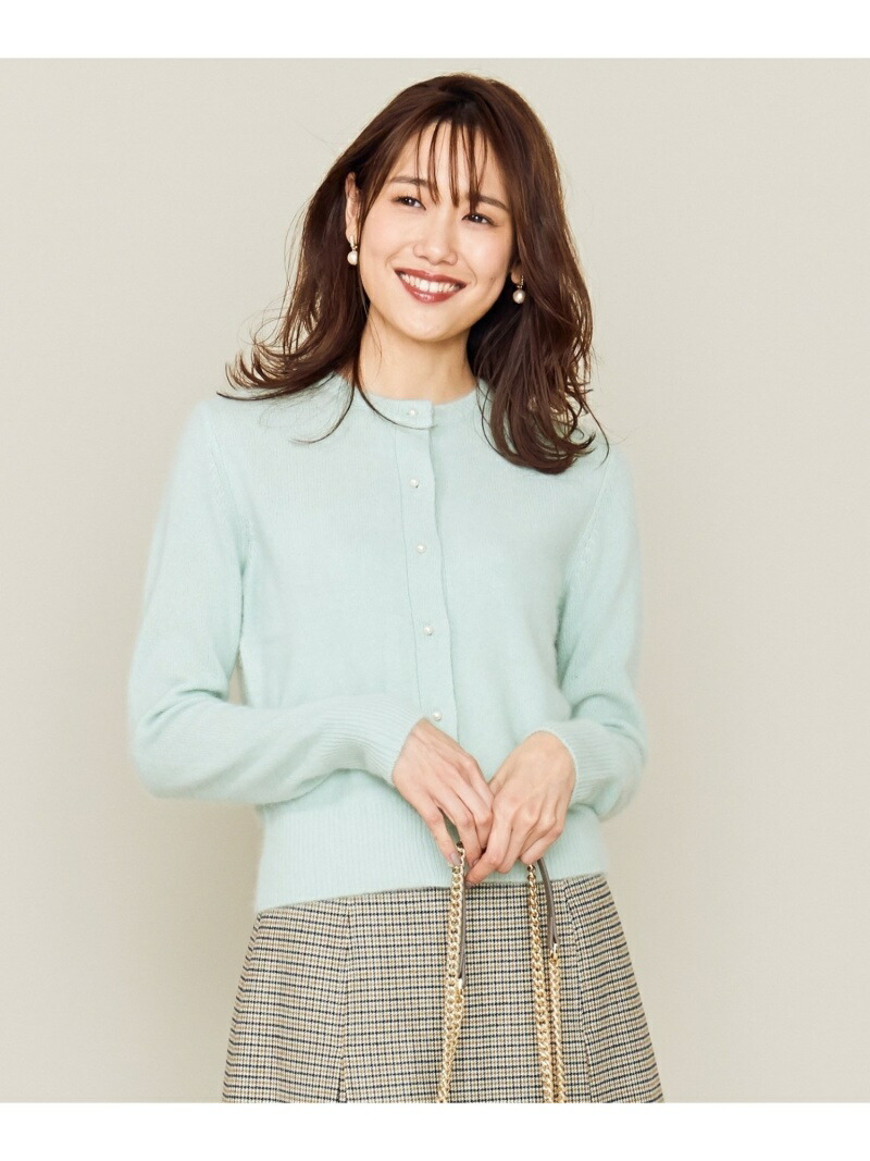 楽天市場】【SALE／50%OFF】カラーラクーンニットカーディガン 組曲