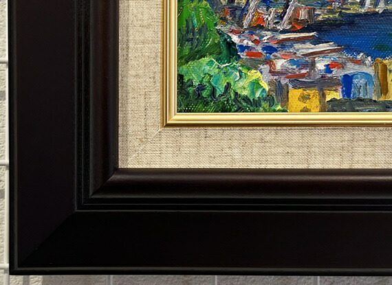 楽天市場】清水港より富士 羽沢清水 サムホールサイズ油彩画（油絵