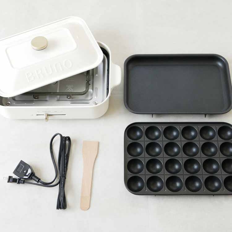 楽天市場】ブルーノ BRUNO コンパクトホットプレート ホワイト イデア