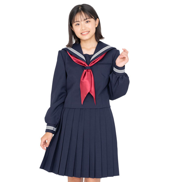 楽天市場】長袖セーラートップス紺・冬用セーラー【日本製】155A〜175A