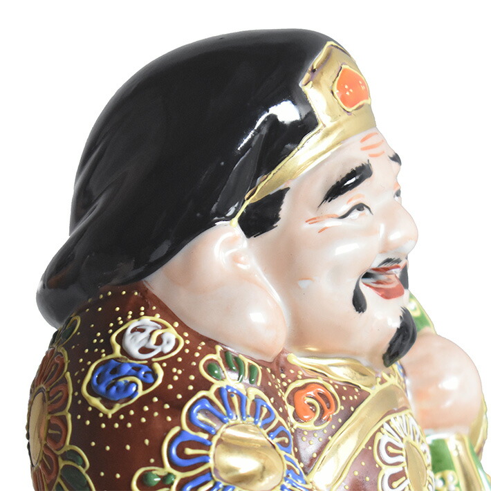 楽天市場】九谷焼 打ち出の小槌乗り大黒様・盛（高さ27cm） : 九谷焼