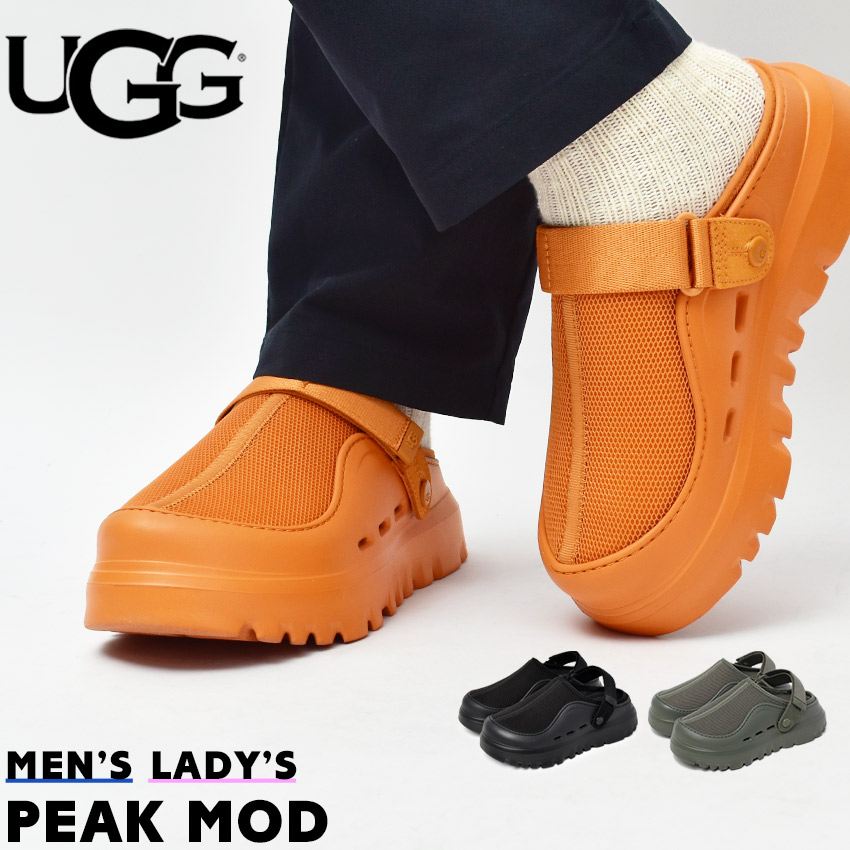 楽天市場】アグ サンダル レディース メンズ ピークモッド ブラック 黒