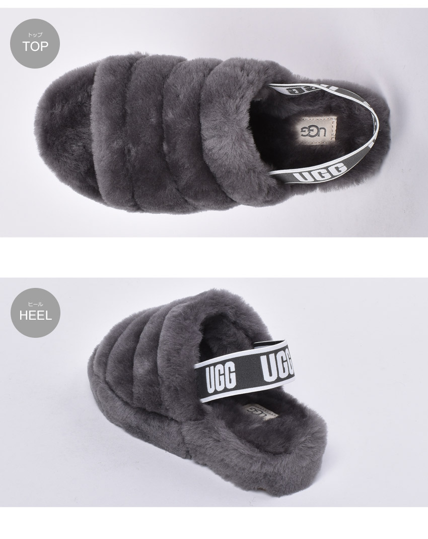 楽天市場】UGG アグ サンダル レディース フラッフイヤースライド