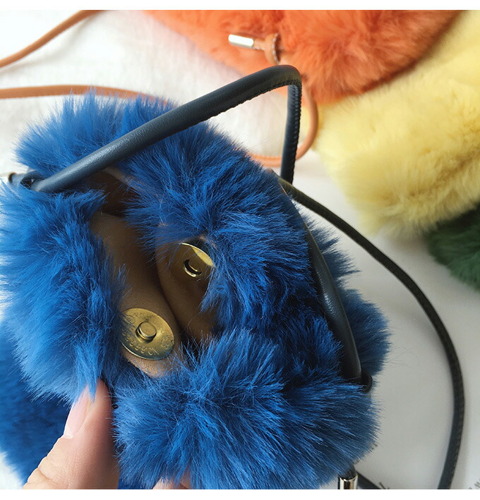 楽天市場】コロンとしたかわいらしさ！ボリューム フェイクファー ミニ