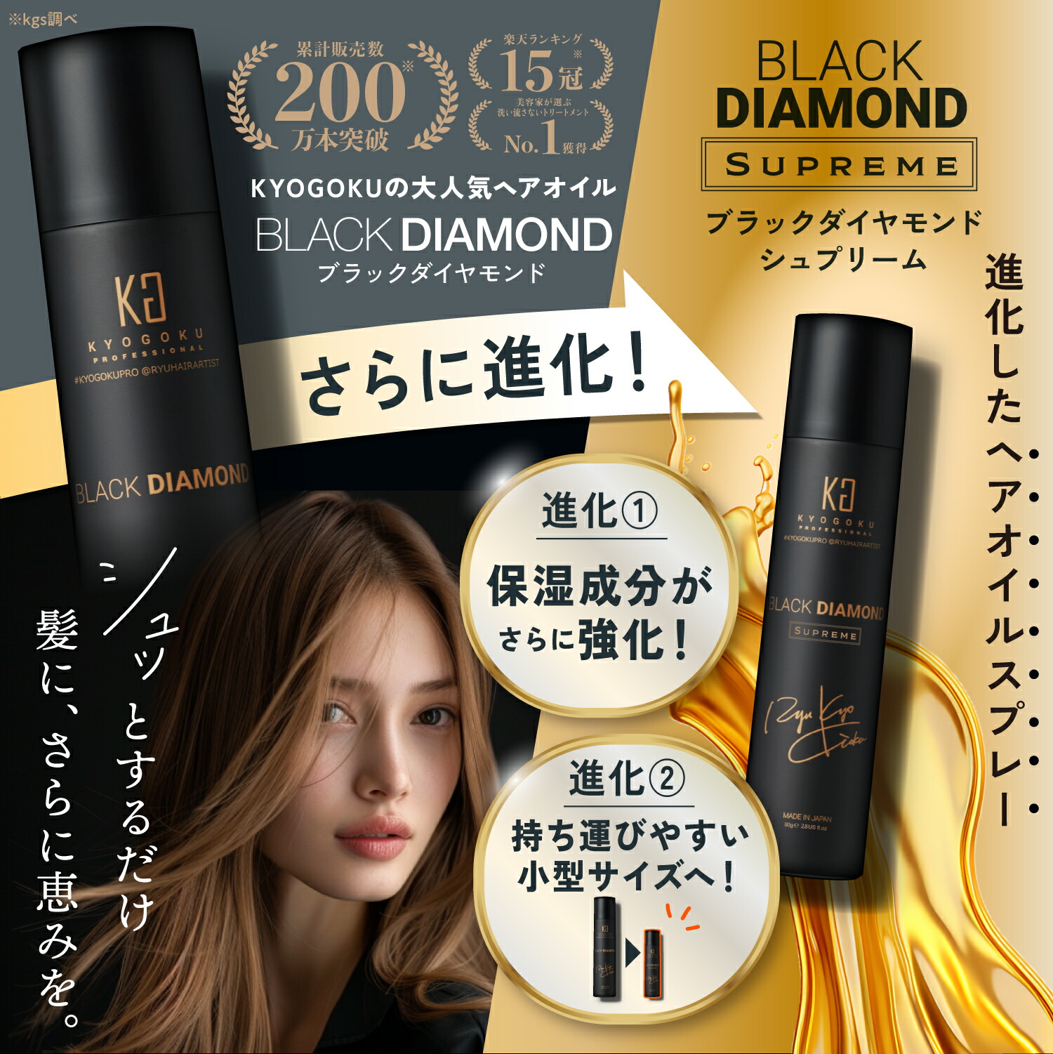 楽天市場】公式 15%OFFクーポン 【 KYOGOKU ブラックダイヤモンド