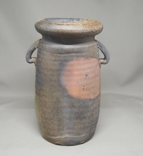 楽天市場】備前焼 耳付窯変花入 伊勢崎紳 : 京都 茶道具 出野祐