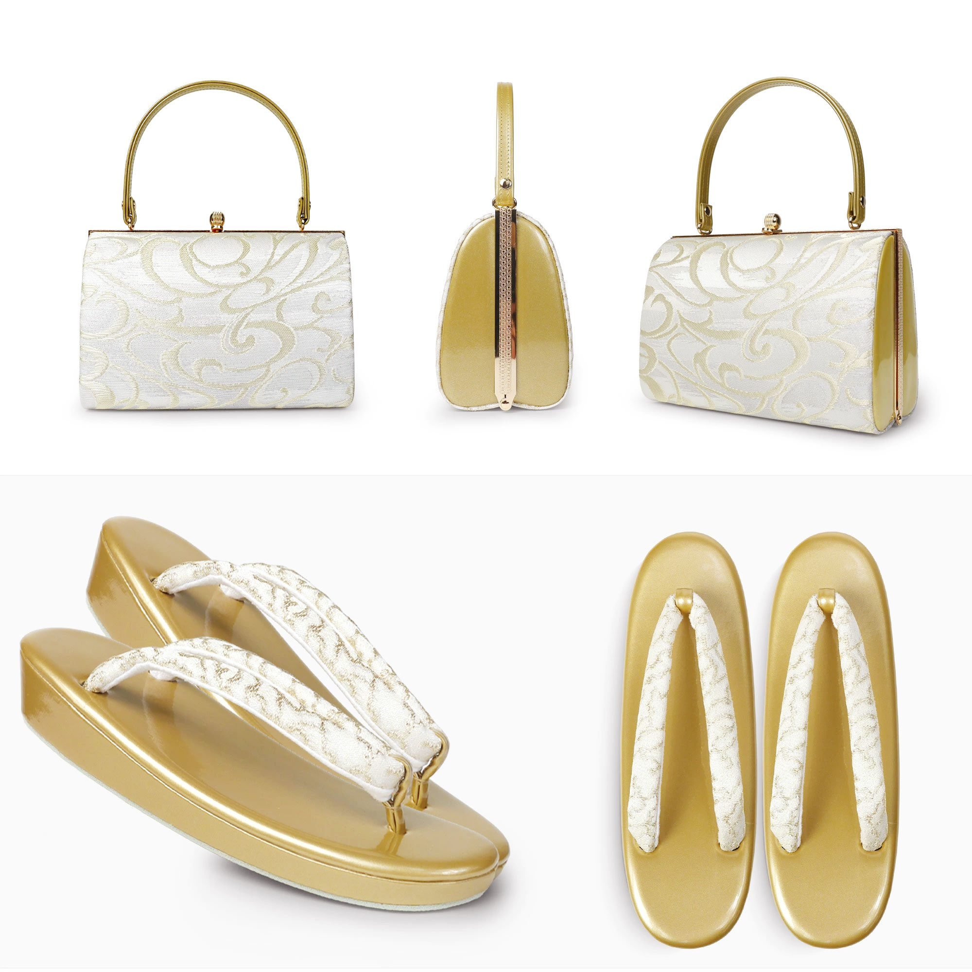 楽天市場】草履バッグセット 帯地帯地 フォーマル用 選べる2色 留袖