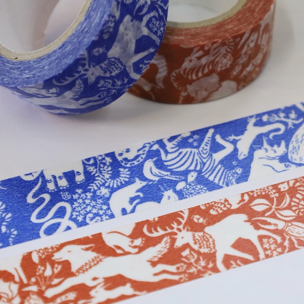 楽天市場】倉敷意匠計画室ミハニ書林マスキングテープ2柄セットなかま