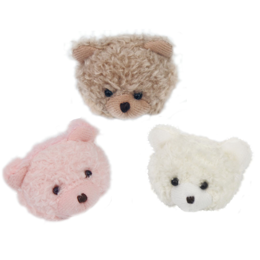 楽天市場】ふわふわくま【あたまだけ】 ぬいぐるみパーツ 横幅(みみ