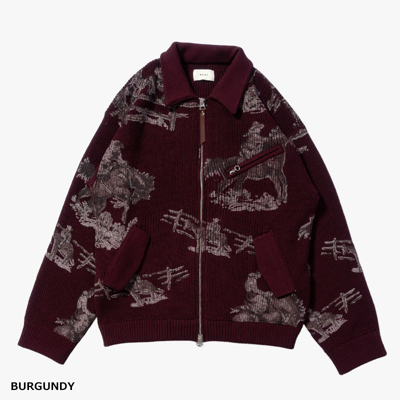 楽天市場】KOOI コーイ ニットジャケット トップス メンズ/レディース