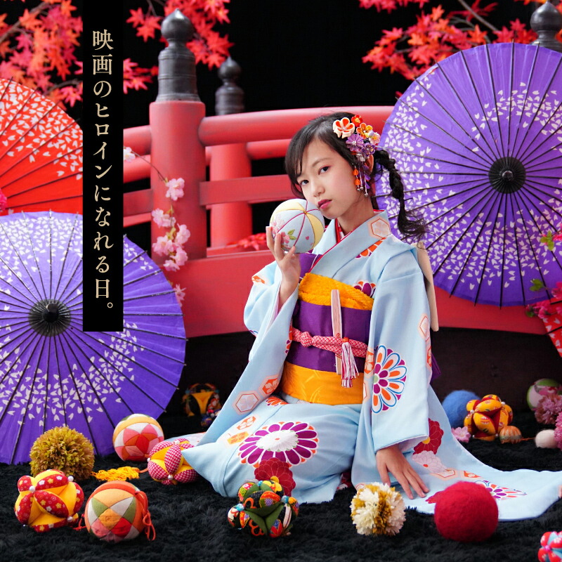 楽天市場】七五三 着物 7歳 フルセット 購入 販売 四つ身 七才 753