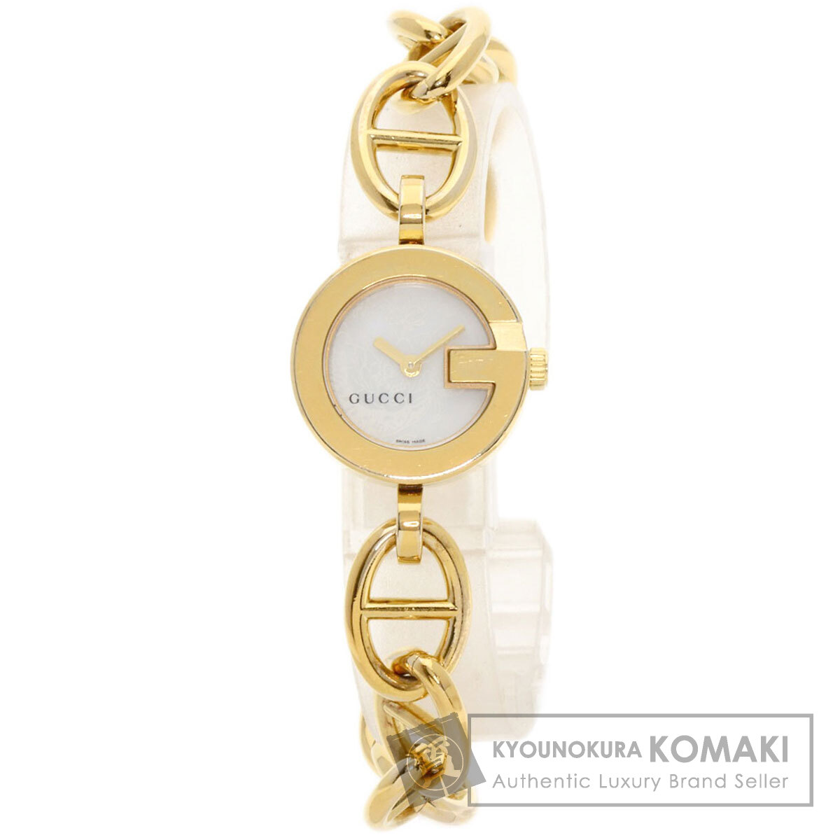 楽天市場】グッチ 107 G チャーム ブレスレット 腕時計 GP/GP