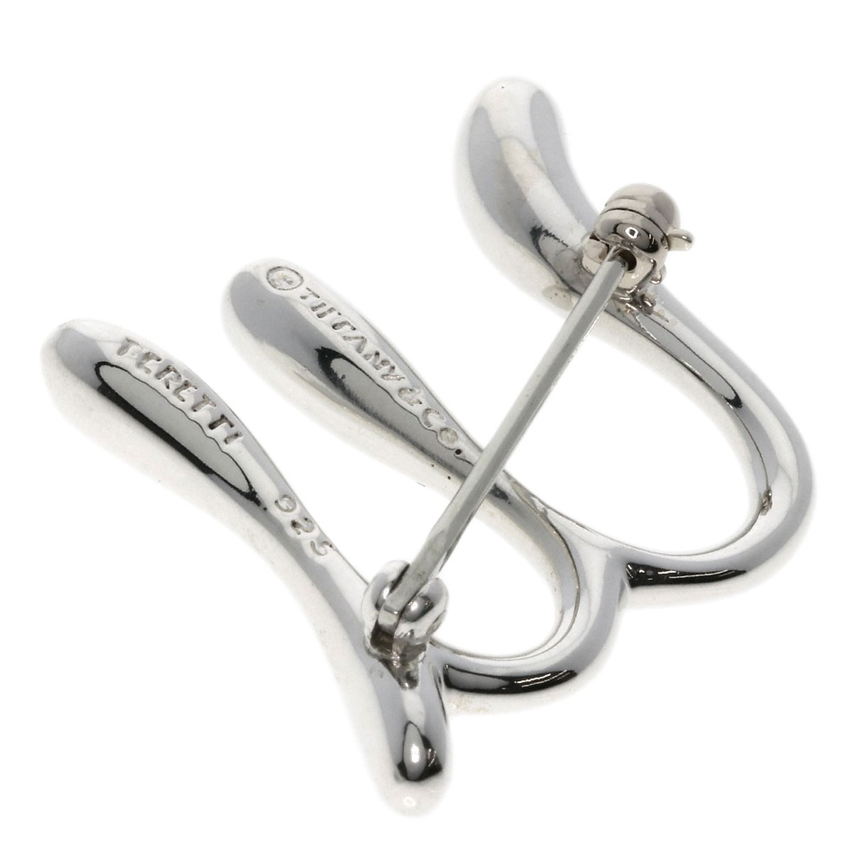 美品 ティファニー ブローチ シルバー SV925 イニシャルa 美品