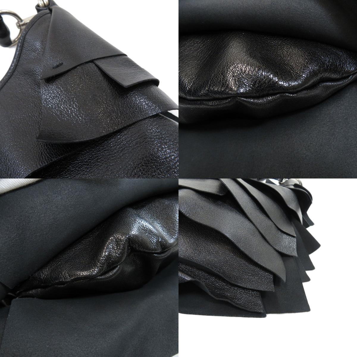 楽天市場】イヴ・サンローラン フリル ショルダーバッグ レザー