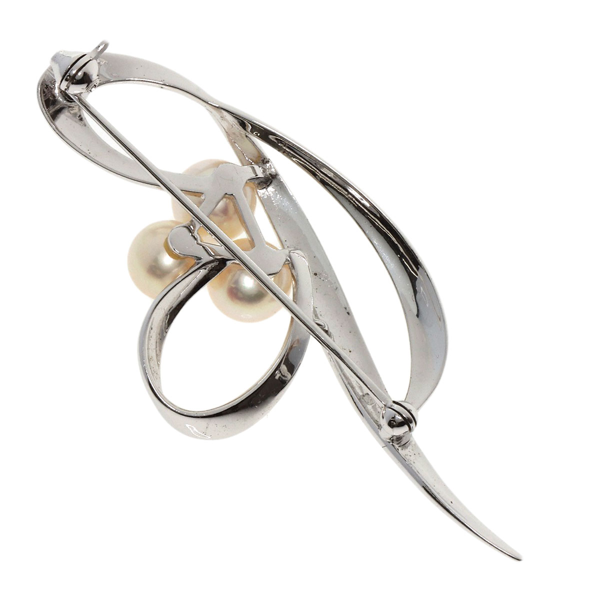楽天市場】ミキモト パール 真珠 ブローチ シルバー レディース 【中古