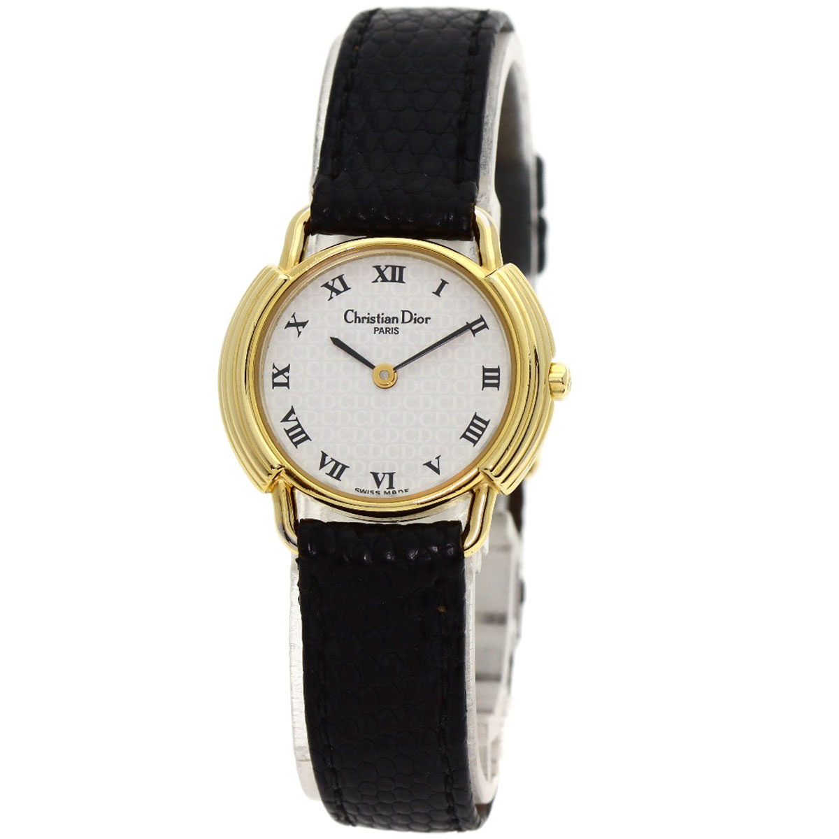 楽天市場】クリスチャンディオール 58.121.2 ラウンドフェイス 腕時計