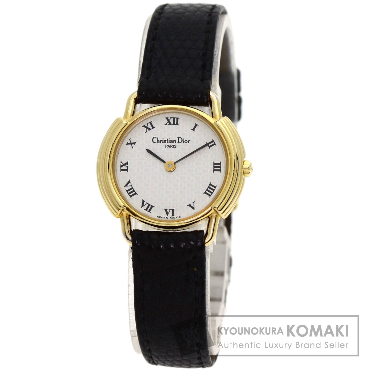 楽天市場】クリスチャンディオール 58.121.2 ラウンドフェイス 腕時計