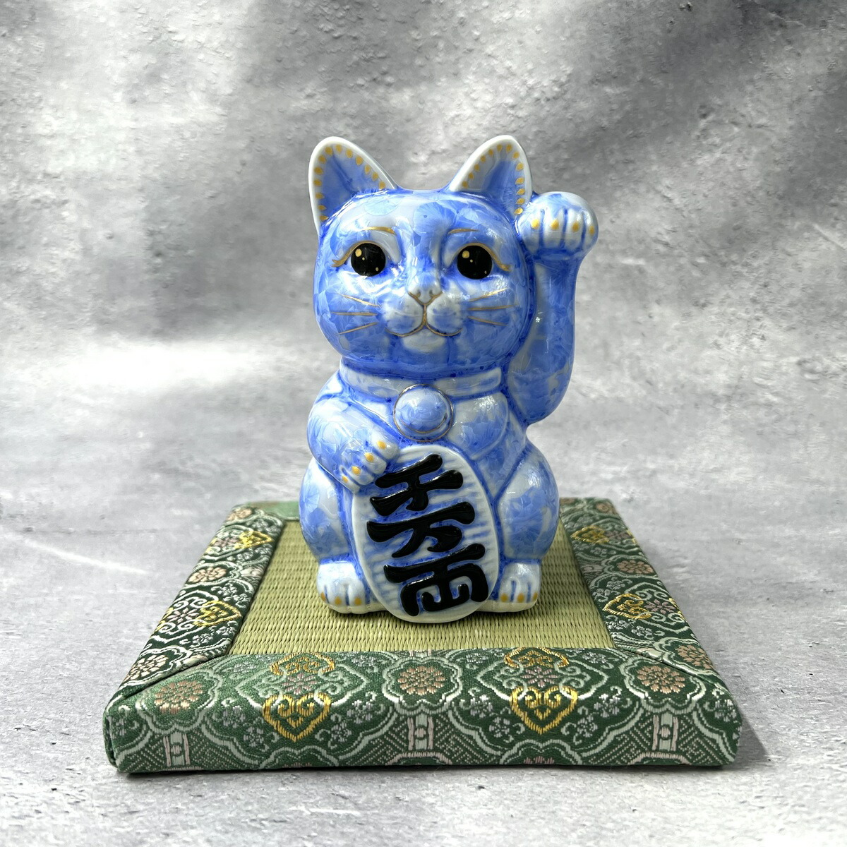 【箱付】陶あん　陶葊　招き猫　花結晶　京焼　清水焼　猫 楽天市場】京焼 清水焼 陶あん 花結晶 招き猫（青） : 京焼・清水焼 陶